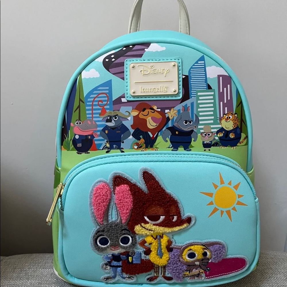 Loungefly Disney Zootopia Chibi Character Backpack